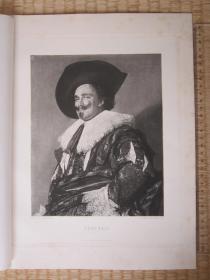1879年照相凹版版画，35*25厘米，《男子肖像》。弗朗斯·哈尔斯(Frans Hals 1582-1666) 作品，版画制作 Goupil & Comp