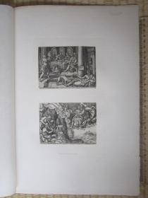 1877年照相凹版版画，35*25厘米，《迪夫和拉撒路》。海因里希·阿尔德格雷弗（Heinrich Aldegrever，1502—1555或1561）作品， 阿曼德·杜兰德（Amand Durand，1831-1905）复制