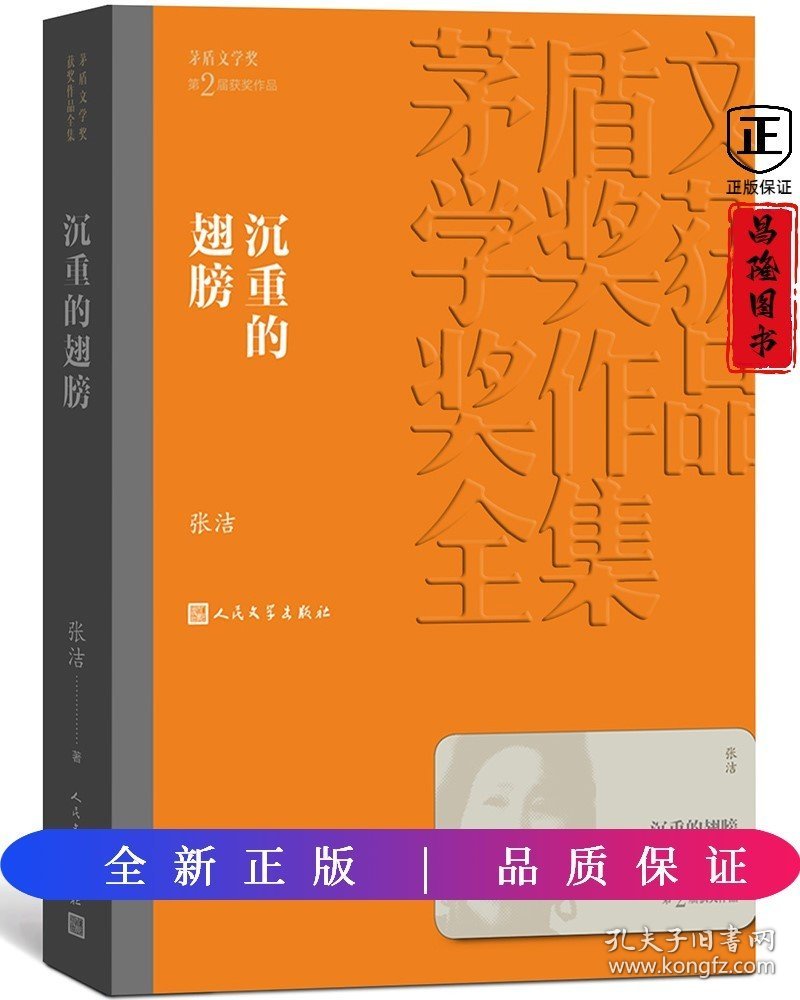 沉重的翅膀 人文社第二届矛盾文学奖作品集