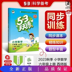 2024版5.3天天练六年级上册 数学（西师版XS）五三