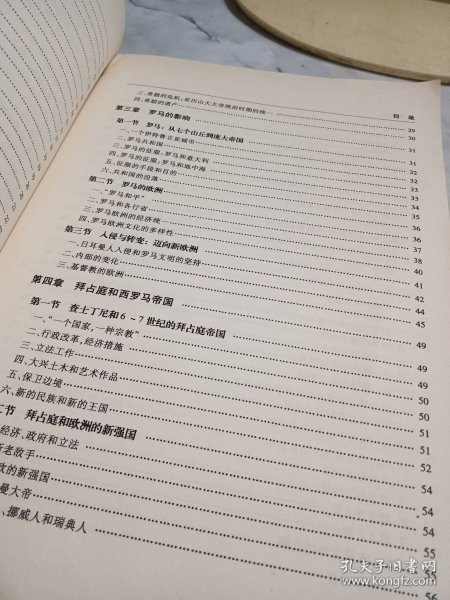 欧洲历史 有黄斑 字迹 破损