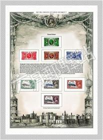 1935乔治五银禧系列邮票定位页29页51元