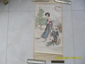 华三川古代仕女图：貂蝉