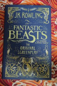 奇动物在哪里 英文原版 Fantastic Beasts 英国版 哈利波特外传 剧本小说 JK罗琳