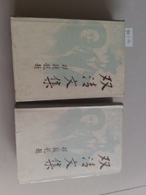 双清文集  上下册 （人民出版社）【货号：新1-4】自然旧，正版。详见书影，实物拍照