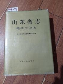 山东省志-电子工业志（山东人民出版社）【货号：+4-51】自然旧，正版。详见书影，实物拍照