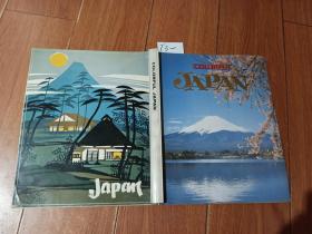 COLORFUL JAPAN【货号：3-】自然旧。正版。详见书影。实物拍照