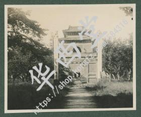 老照片 北京明陵（七）出自法国《布鲁日·德·巴兰特》家族相册
