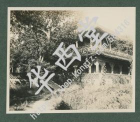 老照片 北京黄寺（三）出自法国《布鲁日·德·巴兰特》家族相册