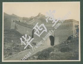 老照片 北京长城（一）出自法国《布鲁日·德·巴兰特》家族相册