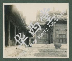 老照片 北京雍和宫（一）出自法国《布鲁日·德·巴兰特》家族相册