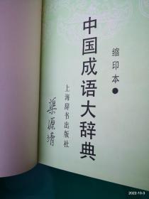 中国成语大辞典 缩印版