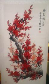 杨海兰画作 梅花报春