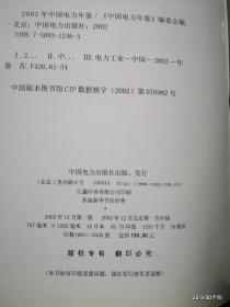 中国电力年鉴2002年