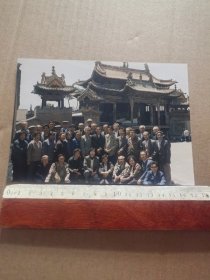 老照片：四十年代介休中学校友团聚留念1992合影