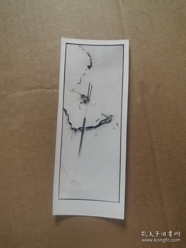 单晓刚摄影作品2：提琴手  背面有文字说明