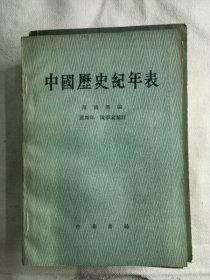 中国历史纪年表