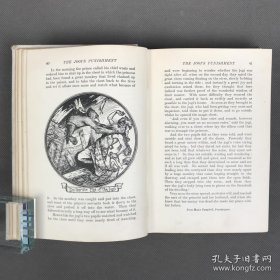 1910年《淡紫色童话》The Lilac Fairy Book，英文原版，白色漆布精装，苏格兰著名作家、世界童话收藏家安德鲁·朗格（Andrew Lang）的童话故事集，内收 H. J. Ford 插图50余幅，其中彩印插图6幅，整面插图20幅
