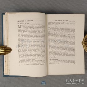 1913年《中世纪的神话和传说》Myths & legends of the Middle Ages，英文原版，蓝色漆布精装，英国历史学家格贝尔（H.A. Guerber）著作，内收插图60余幅