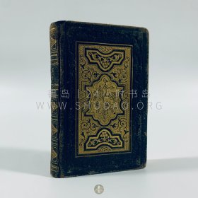约1850年英国伦敦《一个简单的故事》A Simple Story，英文原版，深绿色真皮精装，满堂烫金纹饰，英国小说家伊丽莎白·英奇巴尔德（Elizabeth Inchbald）著，被誉为“十八世纪最优雅的英国小说”，卷前收彩色插图1幅