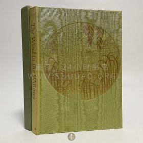 1995年英国伦敦《柳林风声》The Wind in the Willows，英文原版，布面精装附匣，英国作家肯尼思·格雷厄姆（Kenneth Grahame）儿童文学，英国剧作家艾伦·贝内特（Alan Bennett）介绍，内收英国风景画家 James Lynch 绘制插图