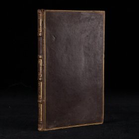 1821年《拿因城的遗孀及其他诗歌集》The Widow of the City of Naïn，英文原版，棕色皮革装帧，英国诗人托马斯·戴尔（Thomas Dale）的诗歌集，讲述了经典故事