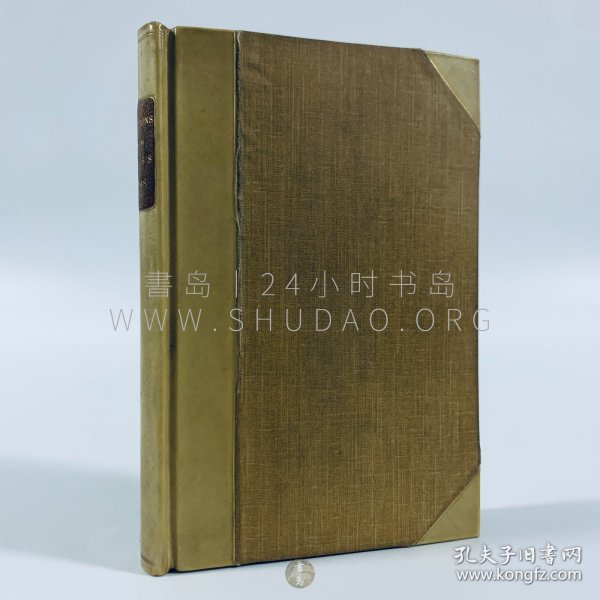 1883年英国伦敦《威廉·柯珀诗选》Selections from Cowper's Poems，英文原版，犊皮拼米色布面精装，英国诗人威廉·柯珀（William Cowper）诗集，英国小说家 Mrs. Oliphant 介绍，标题页有柯珀肖像版画1帧，系出版商 Macmillan’s 发行的《Golden Treasury Series》系列畅销书