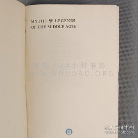 1913年《中世纪的神话和传说》Myths & legends of the Middle Ages，英文原版，蓝色漆布精装，英国历史学家格贝尔（H.A. Guerber）著作，内收插图60余幅
