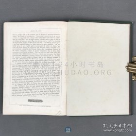 1878年《法国风景》French Pictures，英文原版，绿色漆布精装，英国作家戈斯内尔·格林（Gosnell Green）编辑，介绍法国各地区和城市的风景画册，配有详细的文字介绍，内收大量英国和各国艺术家艺术插图百余幅，原图用铅笔或钢笔绘制