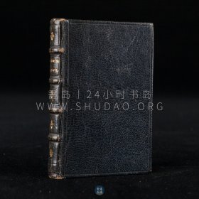 1729年《费德鲁斯篇》Phaedri Fabulae，法文原版，棕褐色真皮装帧，古罗马寓言作家费德鲁斯（Phaedrus）寓言集，卷首收 Ph. Simonneau 雕刻插图1幅