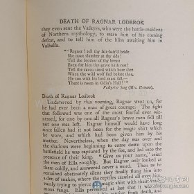 1913年《中世纪的神话和传说》Myths & legends of the Middle Ages，英文原版，蓝色漆布精装，英国历史学家格贝尔（H.A. Guerber）著作，内收插图60余幅