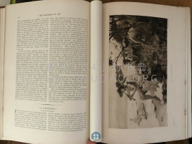 1894年《艺术杂志》The Magazine of Art，英文原版，棕色漆布精装，英国约翰·卡塞尔（John Cassell）创办的插画月刊，内收大量插图，另有整页版画插图10余幅