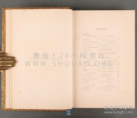 1860年《英美杰出女诗人画廊》A Gallery of Distinguished English & American Female Poets，英文原版，棕色真皮精装，雕花烫金，美国教育家亨利·科佩（Henry Coppée）著作，收录英美知名女诗人五十余人，诗作160首，内收钢版画插图100余幅