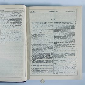 1851-1853年英国伦敦《笨拙杂志》Punch, or The London Charivari，第21卷至第24卷，英文原版，红色皮脊拼绿色漆布精装，英国剧作家亨利·梅修（Henry Mayhew）和木刻家埃比尼泽·兰德尔斯（Ebenezer Landells）联合创办，1850年英国插画家约翰·坦尼尔（John Tenniel）担任该杂志的首席漫画艺术家，内收大量讽刺漫画插图