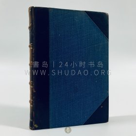 1910年英国伦敦《爱默生书信集》Letters and Social Aims，英文原版，蓝色皮脊拼布面精装，美国思想家、文学家爱默生（Ralph Waldo Emerson）著，系出版商 Macmillan 发行的《The works of Ralph Waldo Emerson》系列之第六卷（六卷全）