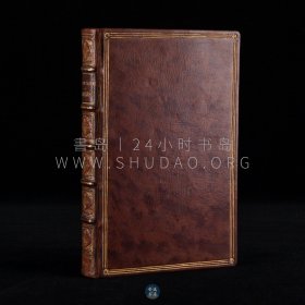 18世纪最著名的插图本！1765-1766年《拉封丹寓言》Fables choisies，两卷，法文原版，棕色真皮精装，书脊轧花烫金，法国著名诗人拉封丹（La Fontaine）成名作，全书为铜版雕刻，版画由法国内阁雕刻师费萨尔（Étienne Fessard）雕镌，文字由 Drouët 和 Montulay 雕镌，图文并茂精美绝伦的版本，由法国路易十六国王（Louis XVI）赞助出版