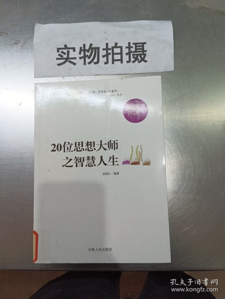 20位思想大师之智慧人生