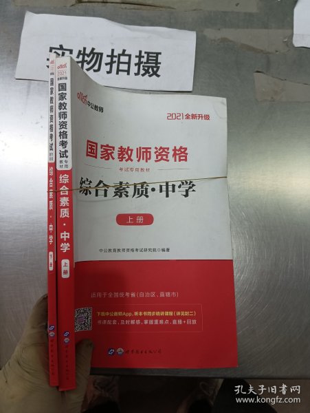 中公教育2019国家教师资格证考试教材：综合素质中学