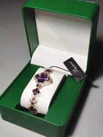 164_龙石种翡翠手表·镶嵌高冰种紫翡腕表