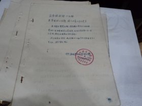 海城县柞蚕原种场支部革委会1966年关于加强党的工作的几项制度和支部工作计划