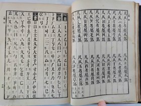 1905年（明治38年 光绪10年）毛利贞斋著《增续会玉篇大全》和刻 一厚册全！日本汉字古字典。尺寸：15.5厘米*11.8厘米*7厘米