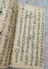 清代1873年（同治12年）袁龙辉 手抄手稿 法律《案例》一册！记载嘉庆年间江西南安府上犹县案例。尺寸：17厘米高×11厘米宽