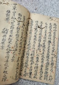 清代1873年（同治12年）袁龙辉 手抄手稿 法律《案例》一册！记载嘉庆年间江西南安府上犹县案例。尺寸：17厘米高×11厘米宽