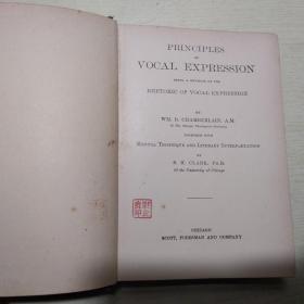 PRINCIPLES OF VOCAL EXPRESSION AND LITERARY INTERPRETATION