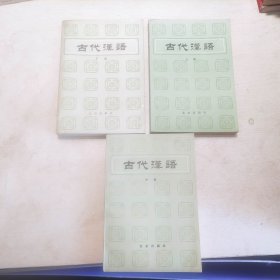 古代汉语 （全三册）有字迹