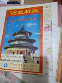 98年最新版北京旅游交通图