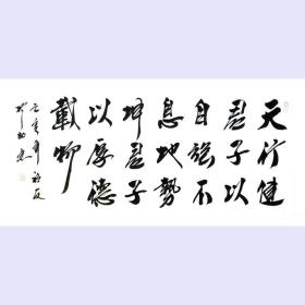 中国书法家协会会员、中国毛体书法协会理事、湖北省书法家协会会员 刘老师 天行健 书法