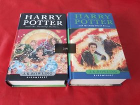 英文原版《 Harry Potter and the Deathly Hallow 哈利波特与死亡圣器》《Harry Potter and the Half-Blood Prince 哈利波特与混血王子》两本合售 正版 精装！