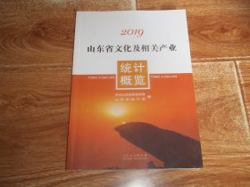 2019 山东省文化及相关产业统计概览 （16开本，库存图书未翻阅）