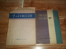 八十年代老字帖  林似春书：钢笔正楷字帖 + 孙明亮等书：中小学生钢笔字帖  （共两册  合售）（均为32开本，一版一印。其中《中小学生钢笔字帖》封皮左上角靠书脊处缺少一角，详情见图。内含张潜超、韩景阳、孙明亮、张孟春、单体乾、郭舜鸿、康庄、兰佩铂、秦松龄等大家书写）